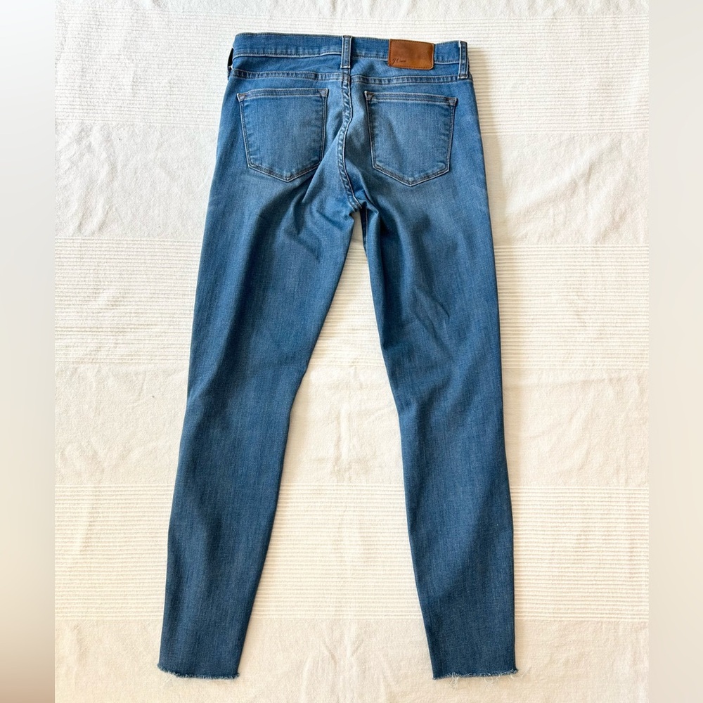 J. Crew Toothpick Medium Rise Raw Hem - Picture 3 of 12